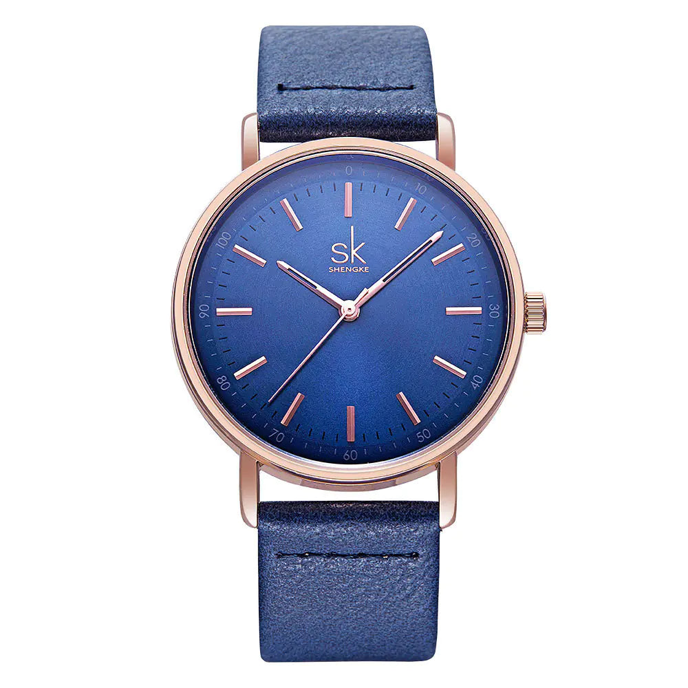 Shengke SK8065 Unisex Quartz Watch with 30m Water Resistance