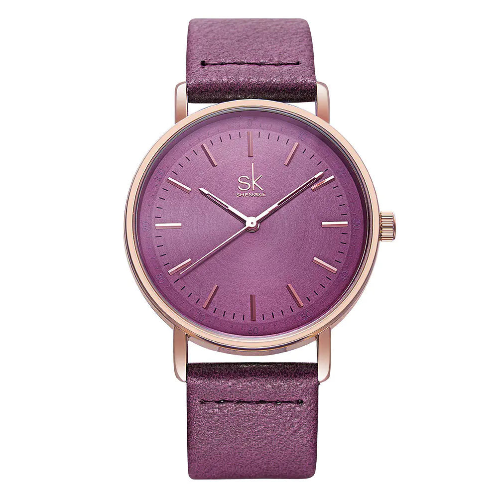 Shengke SK8065 Unisex Quartz Watch with 30m Water Resistance